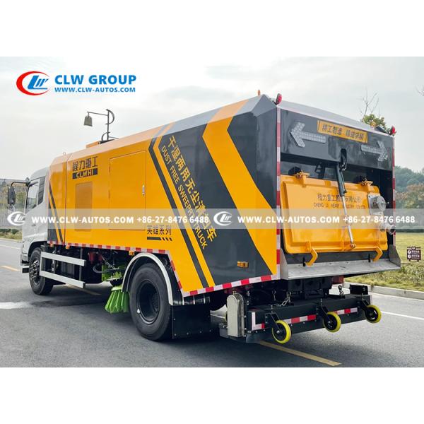 Машинное оборудование улицы собрания твердых частиц тележки метельщика дороги Dongfeng 14cbm очищая