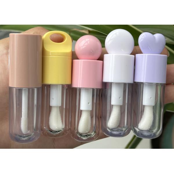 Cute Empty Tube Can Lip Gloss Bottle Empty Tube 5ml White Yellow Purple pink Blue Lip Gloss Tube