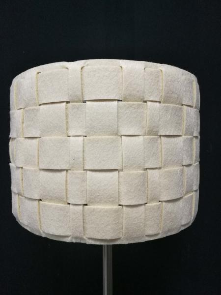 300*200mm Bedside Lamp Shades Felt E27 Light Shade Cream White