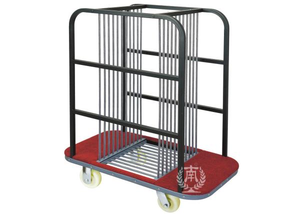 Trole de vidro do transporte da plataforma giratória de 10 compartimentos 6 polegadas de rodízios do poliéster/equipamento do banquete