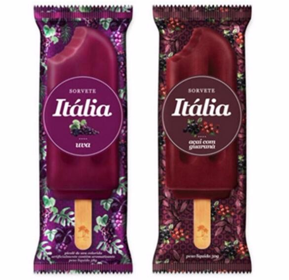 Environmentally Friendly Aqueous Coating Frozen Sucker Popsicle Packaging Bag for Food