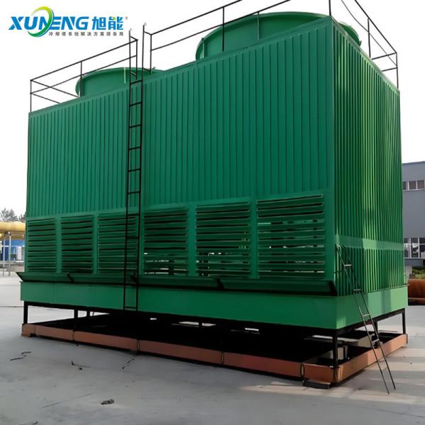 100T Open Type FRP Fiberglass Square Water Cooling Tower with Cross Flow Counter Flow Fan Other Cooling Type