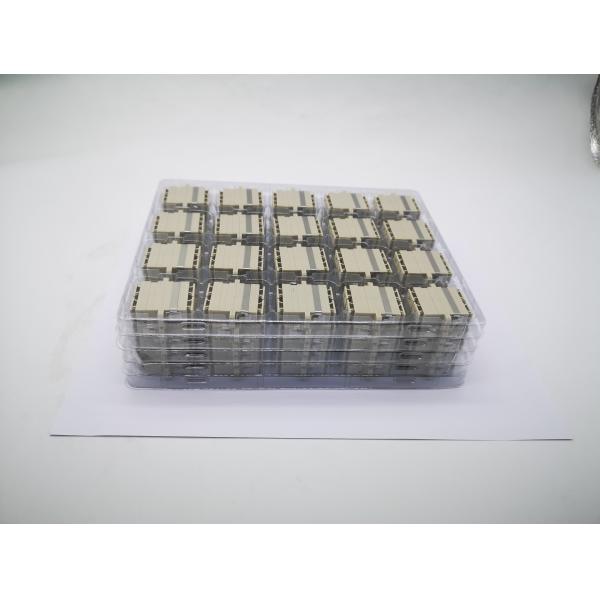 OM2 DX SC Fiber Optic Adapter / Coupler Grey With Dust Cap For Date Center