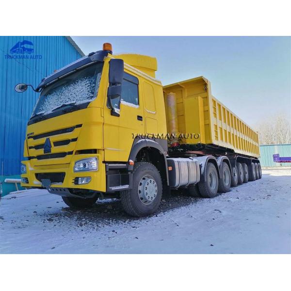 45 Cubic Meters Truck 6 Axle Dump Semi Trailer