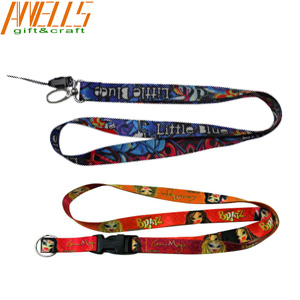 Advertising Lanyard Business Card Holder Washable Silk Screen Printing
