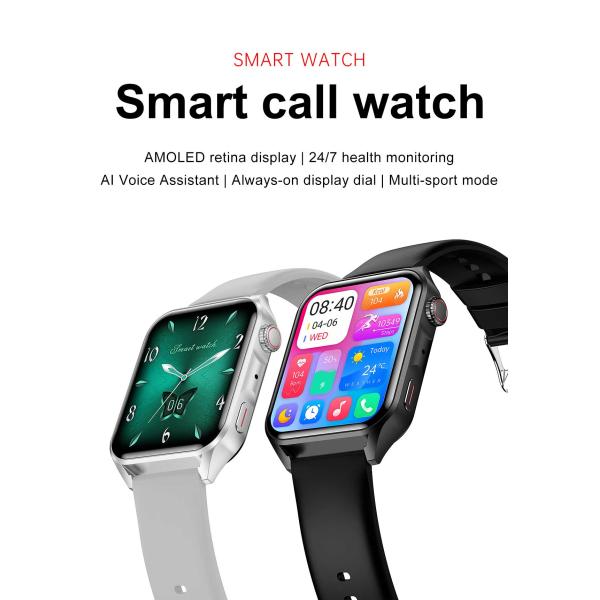 HK28 Smart Watch Bt Calling Women Music HD Screen Sport High Performance