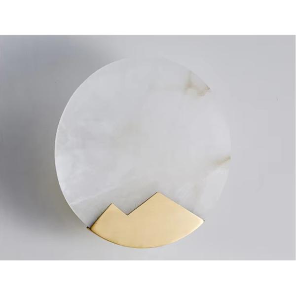 Luxury Alabaster Bedroom Bedside Wall Lamp Creative Staircase Aisle Art Decoration Background LED Wall Light
