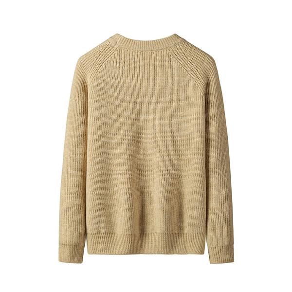 Crew Neck Womens Sweater Clothing Winter Pullover Sweaters 7GG Gauge