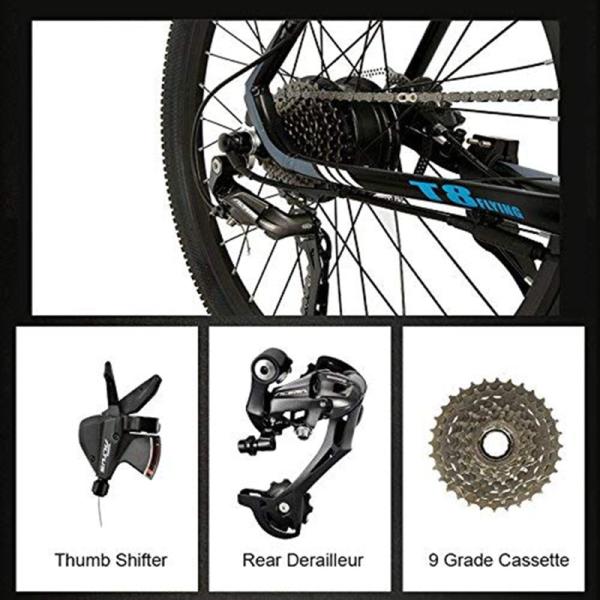 36V Voltage Electric Powered Bicycles 26 Wheel Size 30 - 50km/H Max Speed
