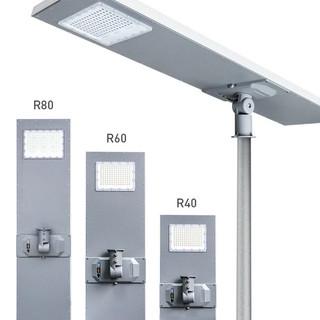 3000k LED de alta potência luz solar de rua 30W 60W 100W pólo fotovoltaico montado