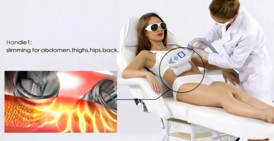 Touchscreen 5 In 1 vacuum cavitation Machine For Stretch Marks