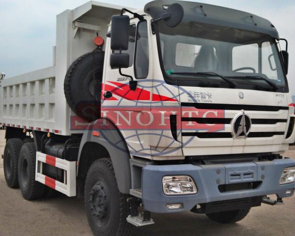 Heavy Duty Beiben Dump Truck , 20 - 30 Ton 6x4 Other Cubic / 20 Cubic Tipper Truck