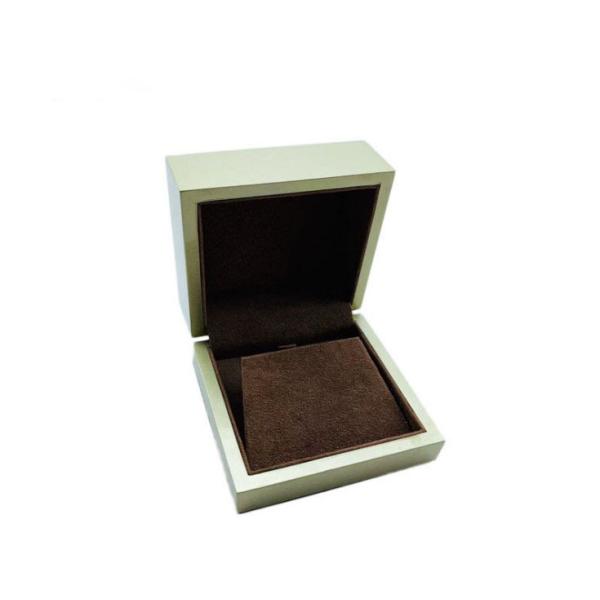 High Glossy Luxury Jewelry Box Velvet Lining High Durability For Wedding Engagement