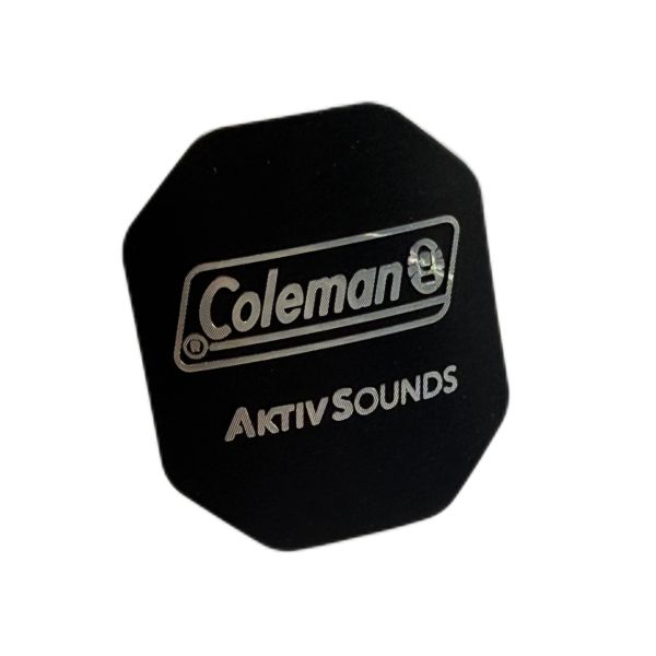 Black Custom Aluminum Nameplate Lightweight Embossed Metal Name Plates