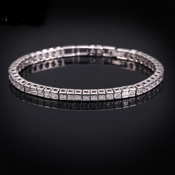 Fashion Bangle  AAAA Cz Gold Silver color Wedding Bracelet bangle for women Fashion accessaries
