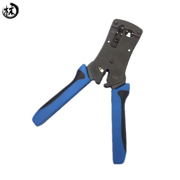Kico K-N468B Cut Strip Crimp for 8P8C/RJ45 6P6C/RJ12 6P4C/RJ11 4P4C and 4P2C 3 in 1 Modular Crimping tool