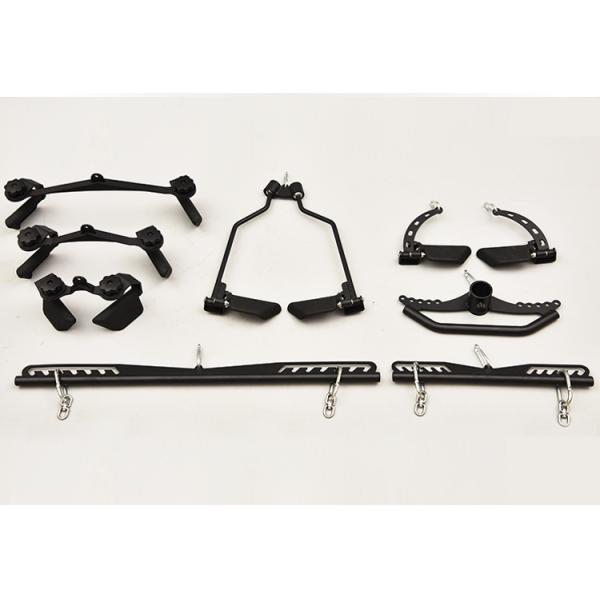 8pcs/set Gym back handle Back muscles training rowing high position low pull handle Fitness Pull back training parts