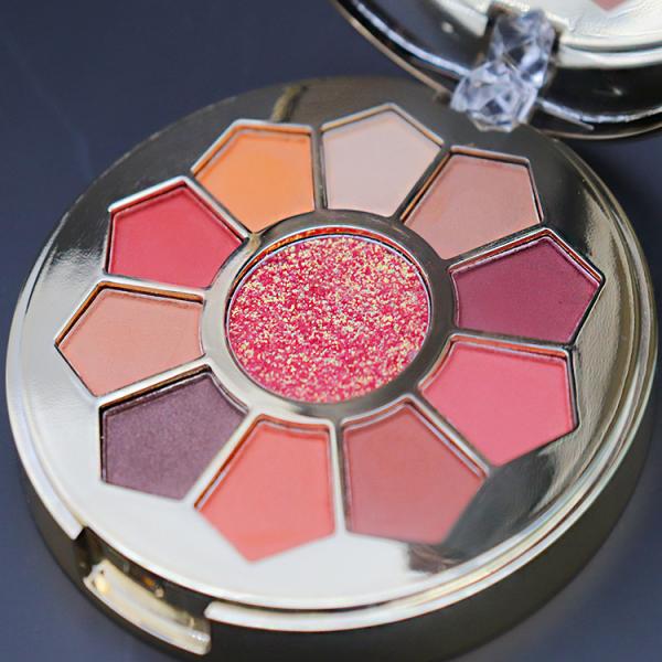 Os cosméticos minerais do ISO 11Colors perolizam a paleta 9.6*1.6cm da sombra para os olhos
