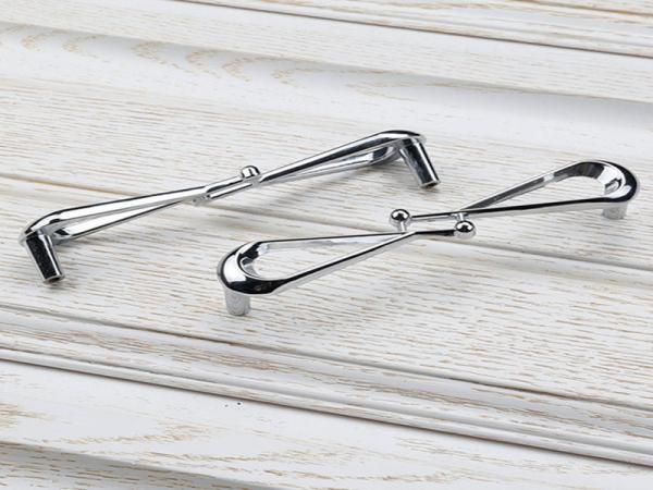 Chrome Crystal Drawer Handles  , Golden Antique Crystal Door Knobs Fashionable Cupboard Pulls