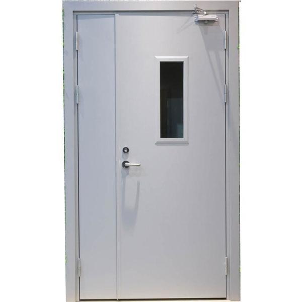 Exit Emergency Metal Fire Rated Steel Doors Heat Resistance