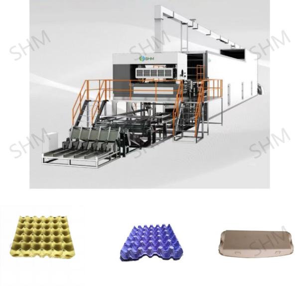 Best High Capacity Egg Carton Box Machine Waste Paper Egg Tray Machine