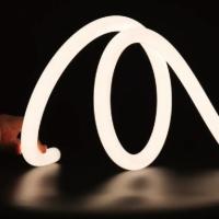 D25mm Lumière à bande LED à néon ronde 360° Lumière à bande de néon en silicone ronde