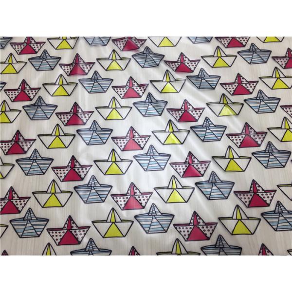 Tpu Printed Faux Leather Fabric , Customized Printable Leather 0.15mm Thickness