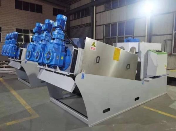 Cow Dung Screw Press Sludge Dewatering Machine Excremen Liquid Solid Separator Processing Machine