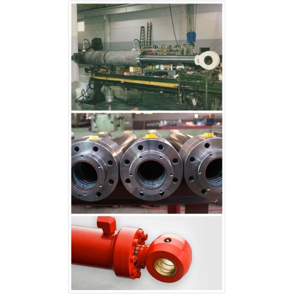 Heavy Duty Flange Hydraulic Cylinder Double Acting Head Fixed 27SIMN action