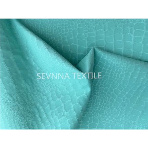 Sustainable Nylon Yoga Wear Fabric 1.5M Width Superfine Fiber Tiffany Blue