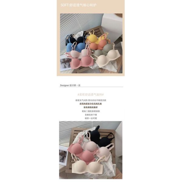 Women Bra Small Breast Cup Cheap Price Colorful Bralette Female Ab Cup Solid Colors 32-38 Sizes Hot Selling Bras Women
