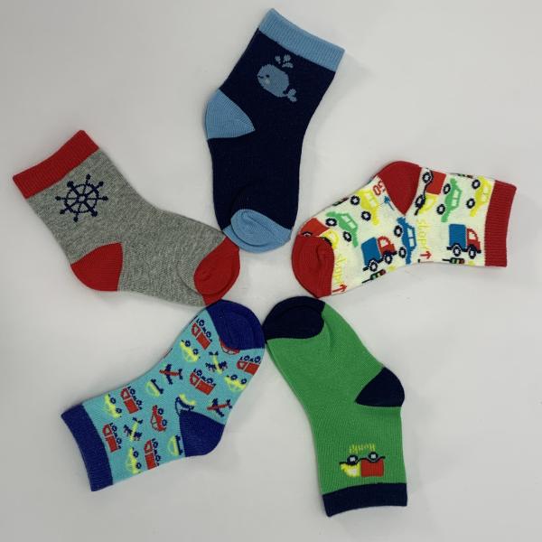 70%Cotton 28%Polyester 2%Spandex Winter Infant Children Breathable Thick Knitted Socks