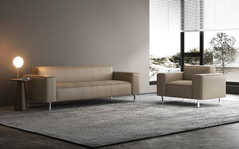 SIMON Series Geometric Modular Office Sofa for Commercial Reception Lounge Projects