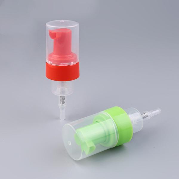 Sanitizer Soap Dispenser Plastic Foam Pump Green 28mm Hand