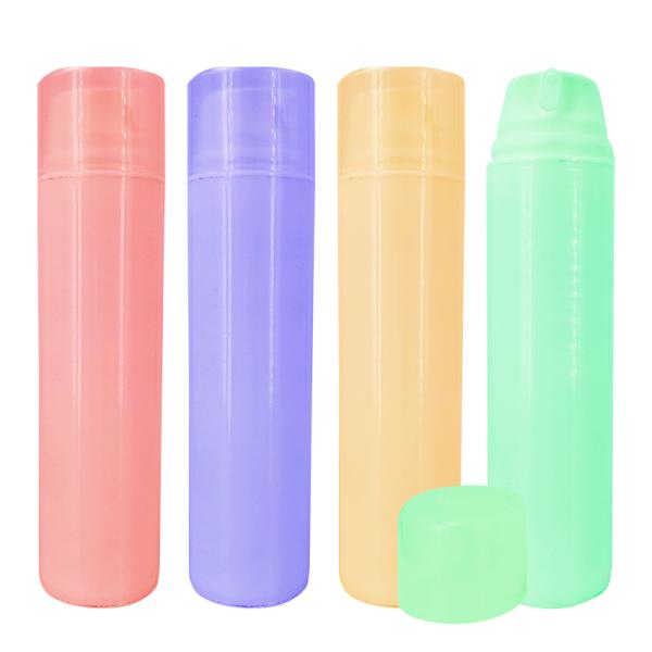 Free Sample Factory Custom Facial Cleanser Plastic Lotion Bottles White 220ml Body Care Sunscreen PP Dispenser Bottles with Pump