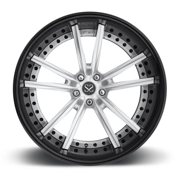 Customized Alloy Rims For lAMercedes-Benz AMG GTS / 21inch 2-Piece Forged Wheels Custom Bolt Pattern 5x112