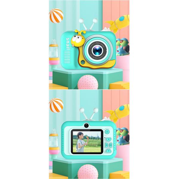 32MP Kids Digital Camera Perfect Birthday Gift for Children Aged 3-9 Unisex Toy Camera