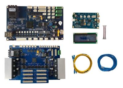 Placa de jato de tinta para impressora plana UV Gigabit Network DX5 Sistema de impressora a jato de tinta de quatro cabeças