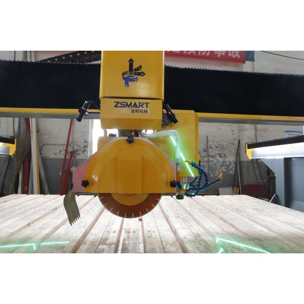 4+3 AXIS CNC STONE CUTTING MACHINE 15KW+7.5KW 3200*2000MM SAVE MONEY CHEAP EXCELLENT FREE  AFTER SALES TRAINING CUSTOM LOGO CHAMFER 45 DEGREE SPINDLE CAMERA TWO SUCTIONS SAW BLADE TABLE TILT 85 DEGEEE