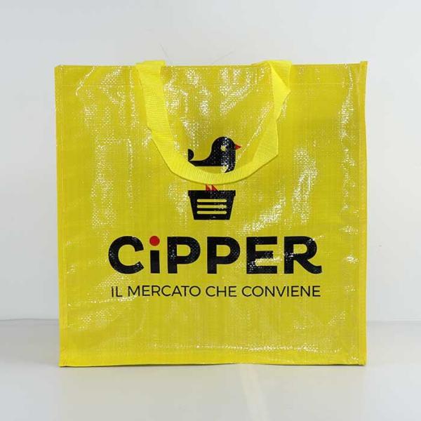 Environmental Friendly Polypropylene Woven Bags Recycled For Shopping
