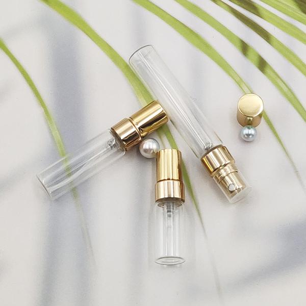 Small 2ml 3ml Gift Glass Perfume Sample Tester Bottle Perfume Spray Glass Vial Bottle