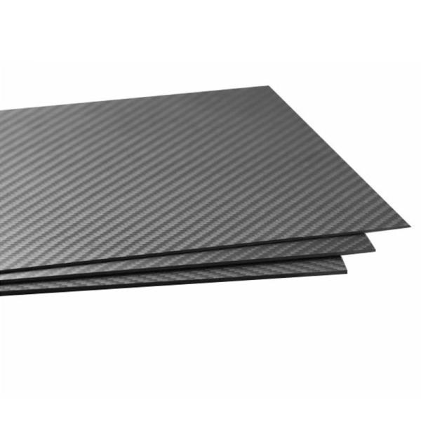 Plain Twill Forged Carbon Fibre Sheet 6mm Glossy Matte Surface Heat Resistant