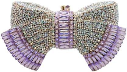 UMREN WOMEN’S ELEGANT BUTTERFLY RHINESTONE EVENING BAGS LUXURY CRYSTAL CLUTCH WEDDING PARTY COCKTAIL HANDBAG PURSE