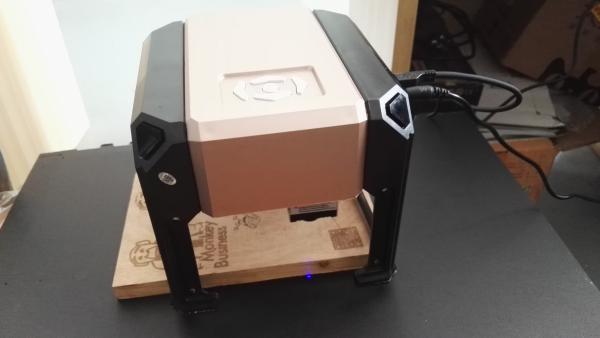 Mini 3W DIY CO2 Laser Engraving Machine / Portable Desktop Laser Engraver For Wood / Paper / Leather
