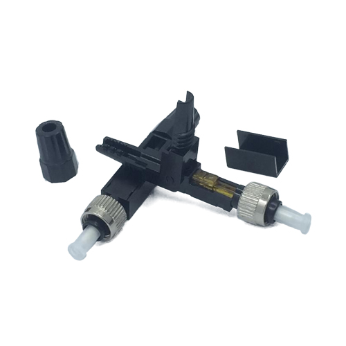 Optical Fiber Cable Connector FC Fiber Optic Connector Assembly With Polished Fiber Ferrule