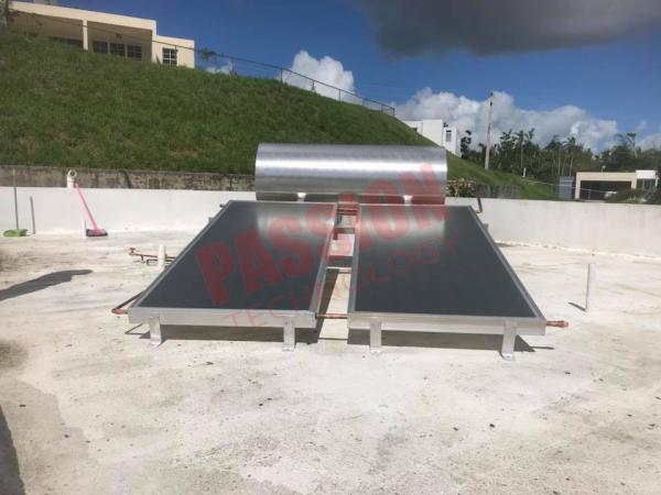 Uso home de aço inoxidável solar de calefator de água da placa lisa Integrative do CE 250L