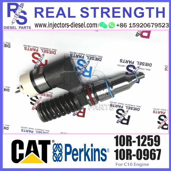 Common Rail Excavator Fuel Injector 10R-1258 10R-1259 For CAT C10 C12 Engine Injector 10R-1258 10R-1259