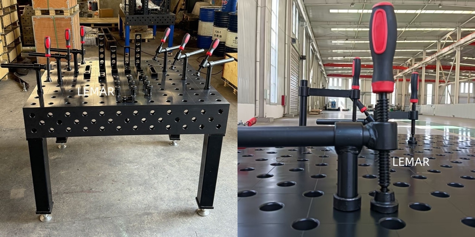 Robust D28 Nitrided Steel 3D Modular Metal Welding Bench