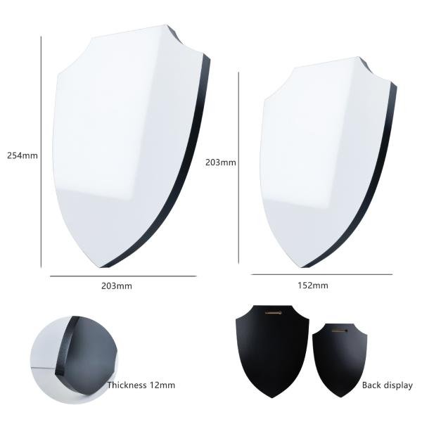 Impression par sublimation Blancs épais bouclier suspendu tableau photo Décoratif pour la maison