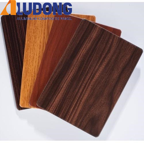 OEM & ODM Wood Grain ACP ACM Sheet 1550*3000mm, Nano Coating, Anti-Scratch & Soundproof for Subway Station Top Quality